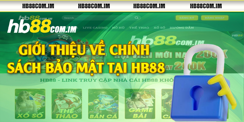 Giới thiệu về chính sách bảo mật tại HB88